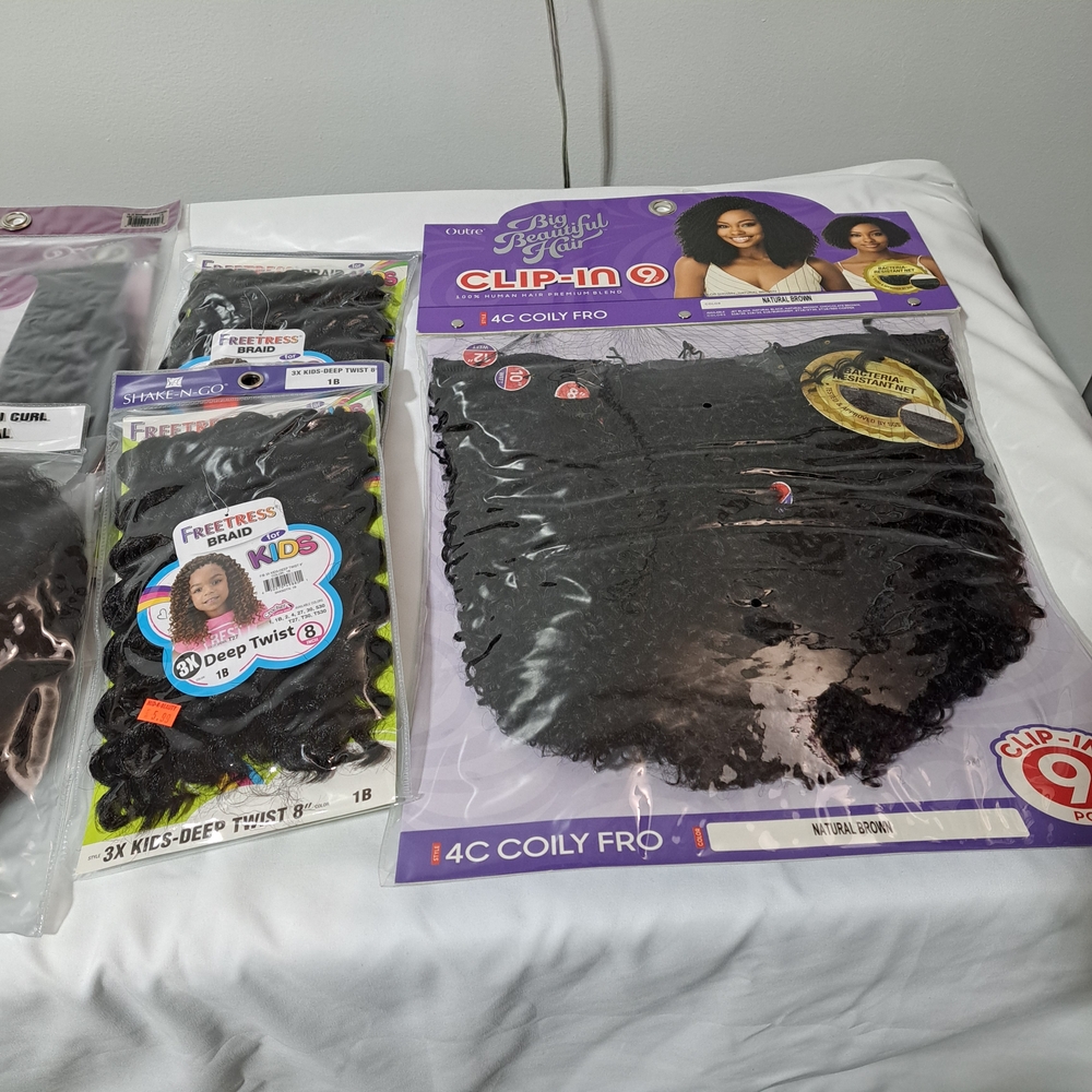 Wigs & Hair Things  Bundles| Protective Accessories Clip-In Extensions